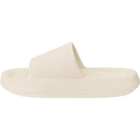 Pillow Slippers Women Men Non Slip Quick Drying Shower Slides Bathroom Sandals - Picture 3 of 6